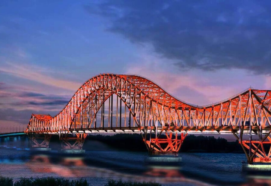 Мост «Красный дракон» через Иртыш