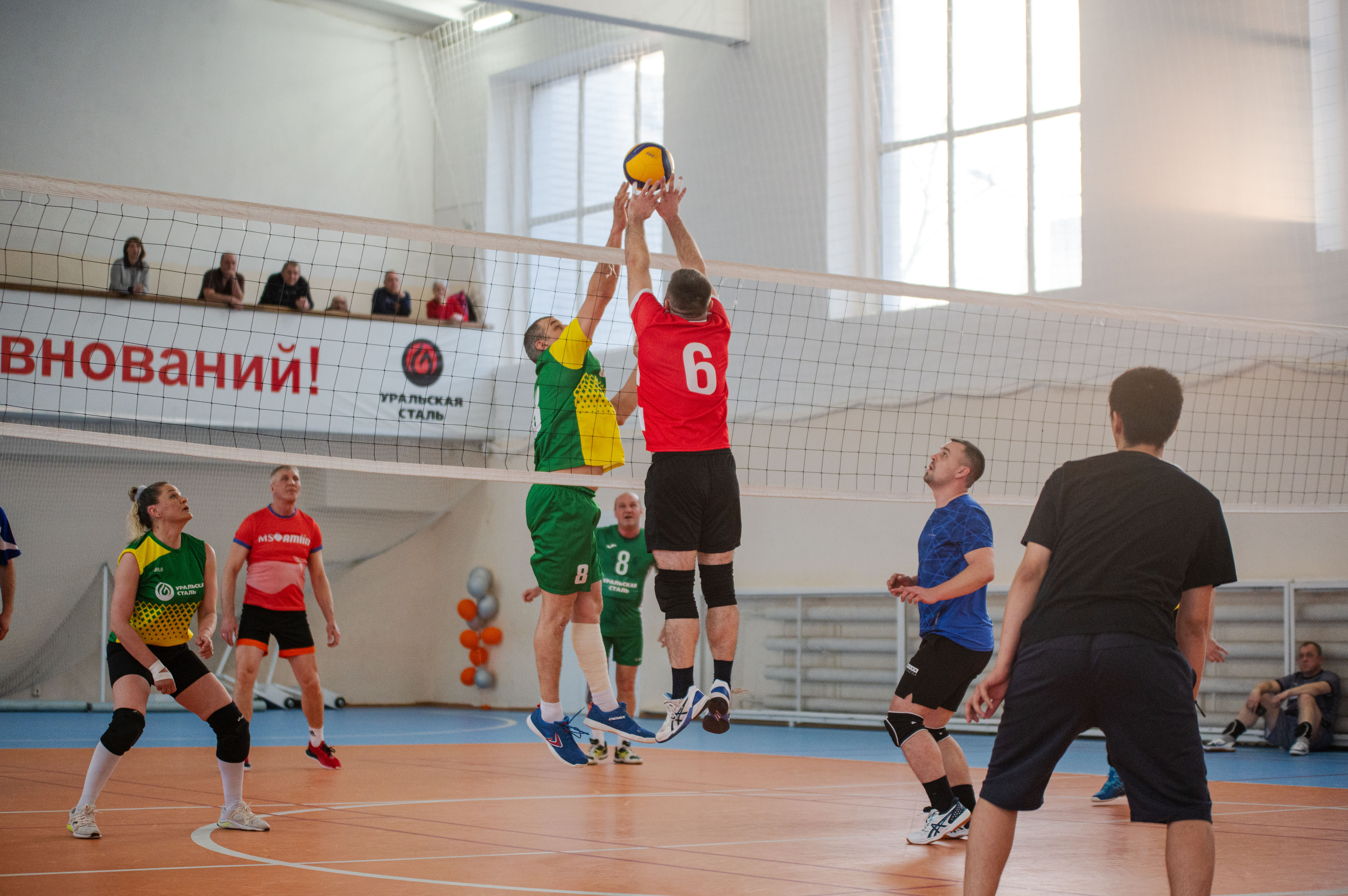 Волейбол. 6й этап корпоративной спартакиады завершён!