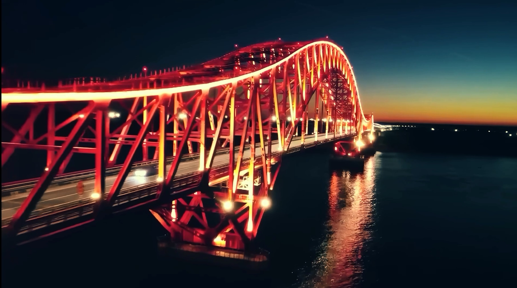 Мост «Красный дракон» через Иртыш